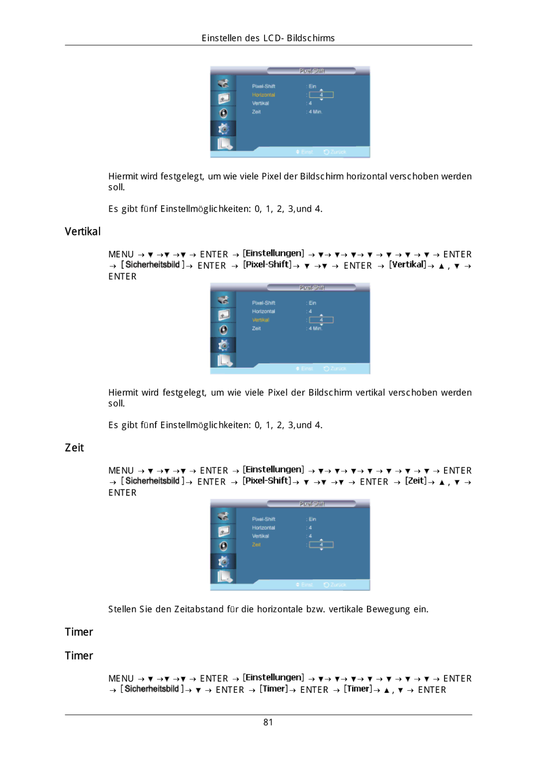 Samsung LH40DLPLGD/EN, LH46DLTLGD/EN, LH40DLTLGD/EN, LH46DLPLGD/EN manual Timer, Enter 