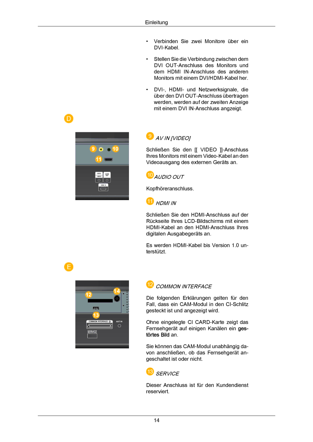 Samsung LH46DLPLGD/EN, LH40DLPLGD/EN, LH46DLTLGD/EN, LH40DLTLGD/EN manual Audio OUT 