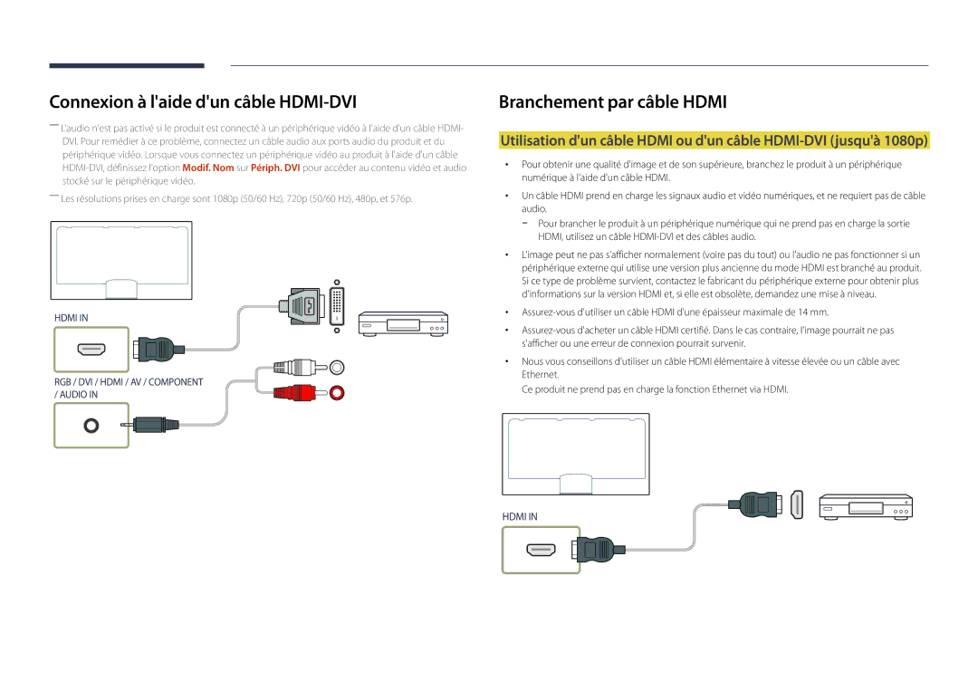 Samsung LH48DMDPLGC/EN, LH40DMDPLGC/EN, LH32DMDPLGC/EN, LH55DMDPLGC/EN, LH75DMDPLGC/EN manual Hdmi 