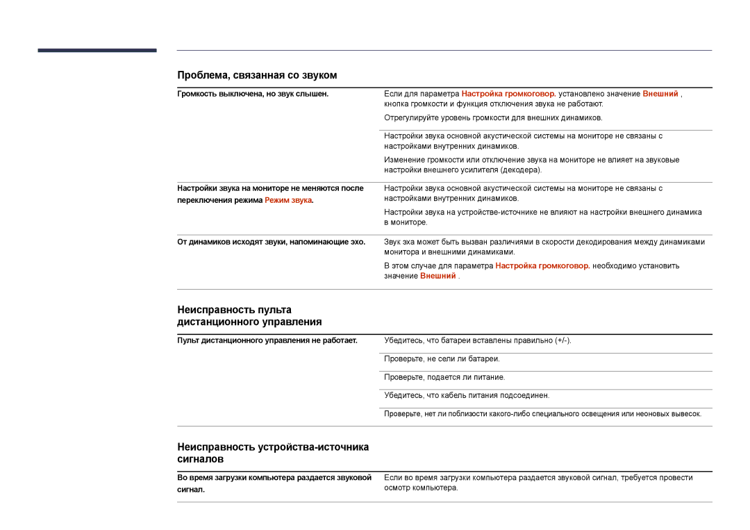 Samsung LH48DMDPLGC/EN, LH40DMDPLGC/EN, LH32DMDPLGC/EN, LH55DMDPLGC/EN, LH75DMDPLGC/EN manual Сигналов 