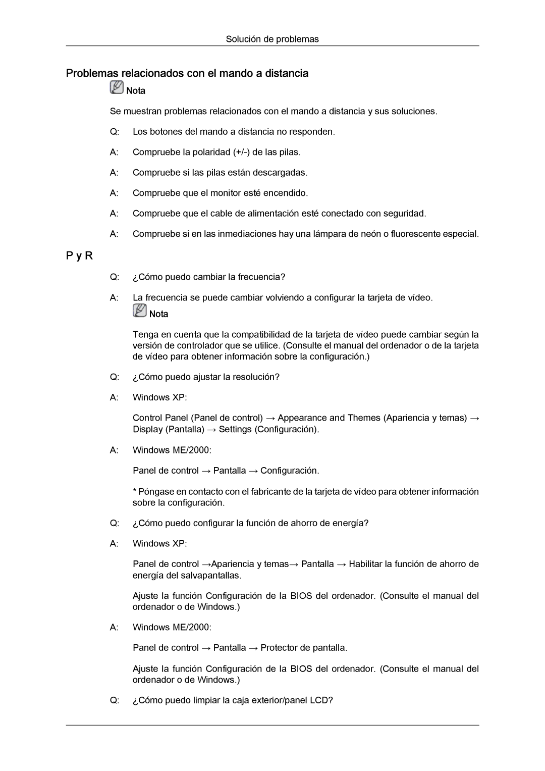 Samsung LH46GWTLBC/EN, LH40GWTLBC/EN, LH40GWSLBC/EN, LH46GWPLBC/EN manual Problemas relacionados con el mando a distancia 