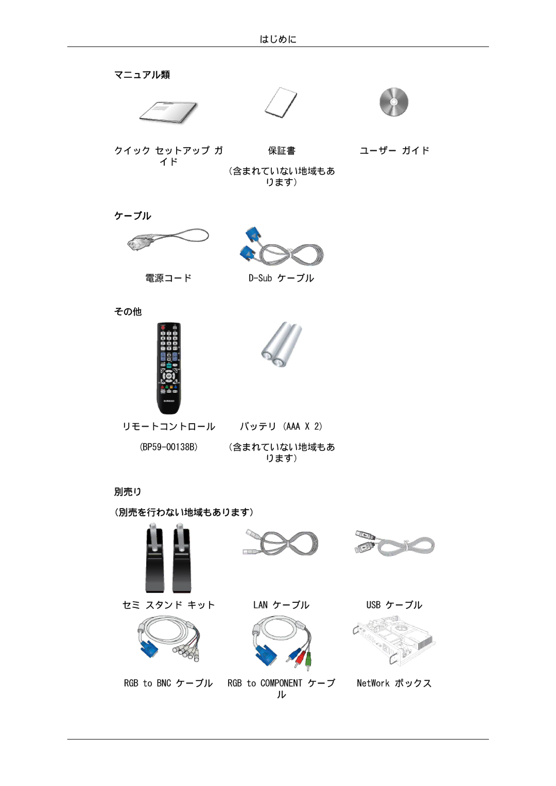 Samsung LH46HBPLBC/XJ, LH40HBPLBC/XJ manual マニュアル類 