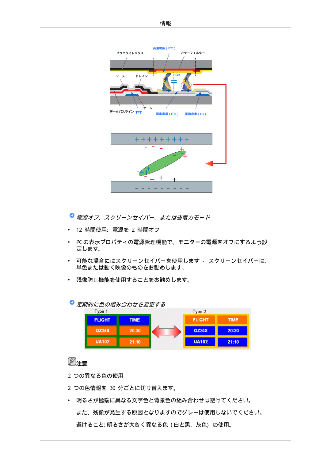 Samsung LH40HBPLBC/XJ, LH46HBPLBC/XJ manual 電源オフ、スクリーンセイバー、または省電力モード 