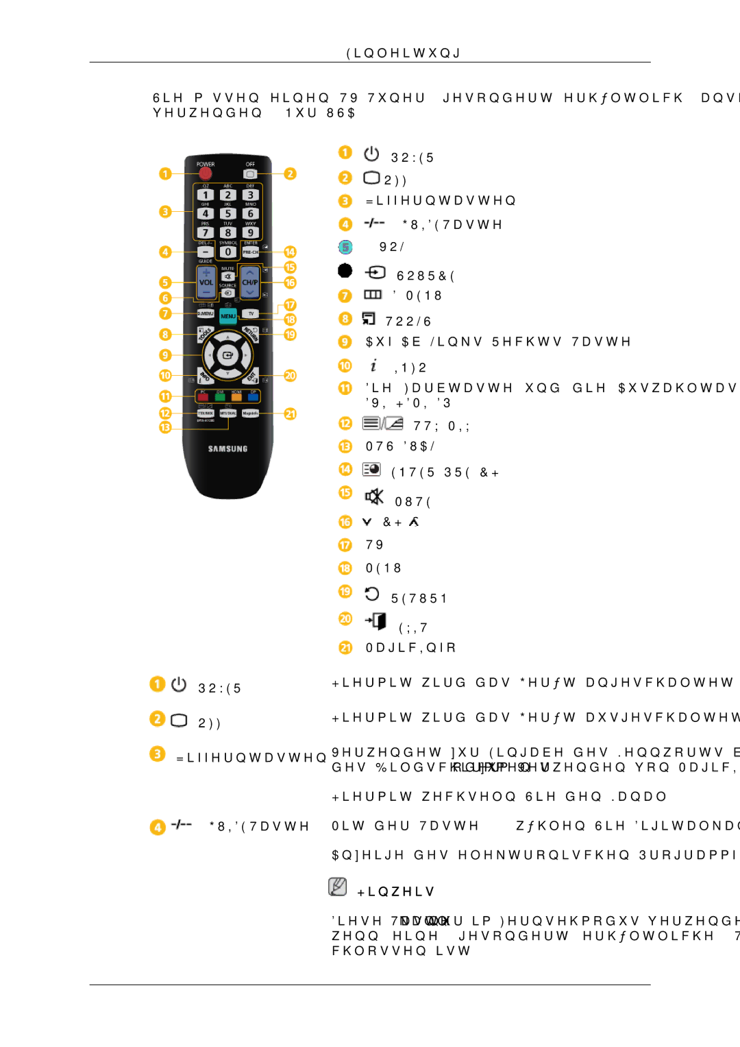 Samsung LH40HBPMBC/EN, LH46HBPMBC/EN, LH46HBPLBC/EN, LH40HBPLBC/EN manual Power 