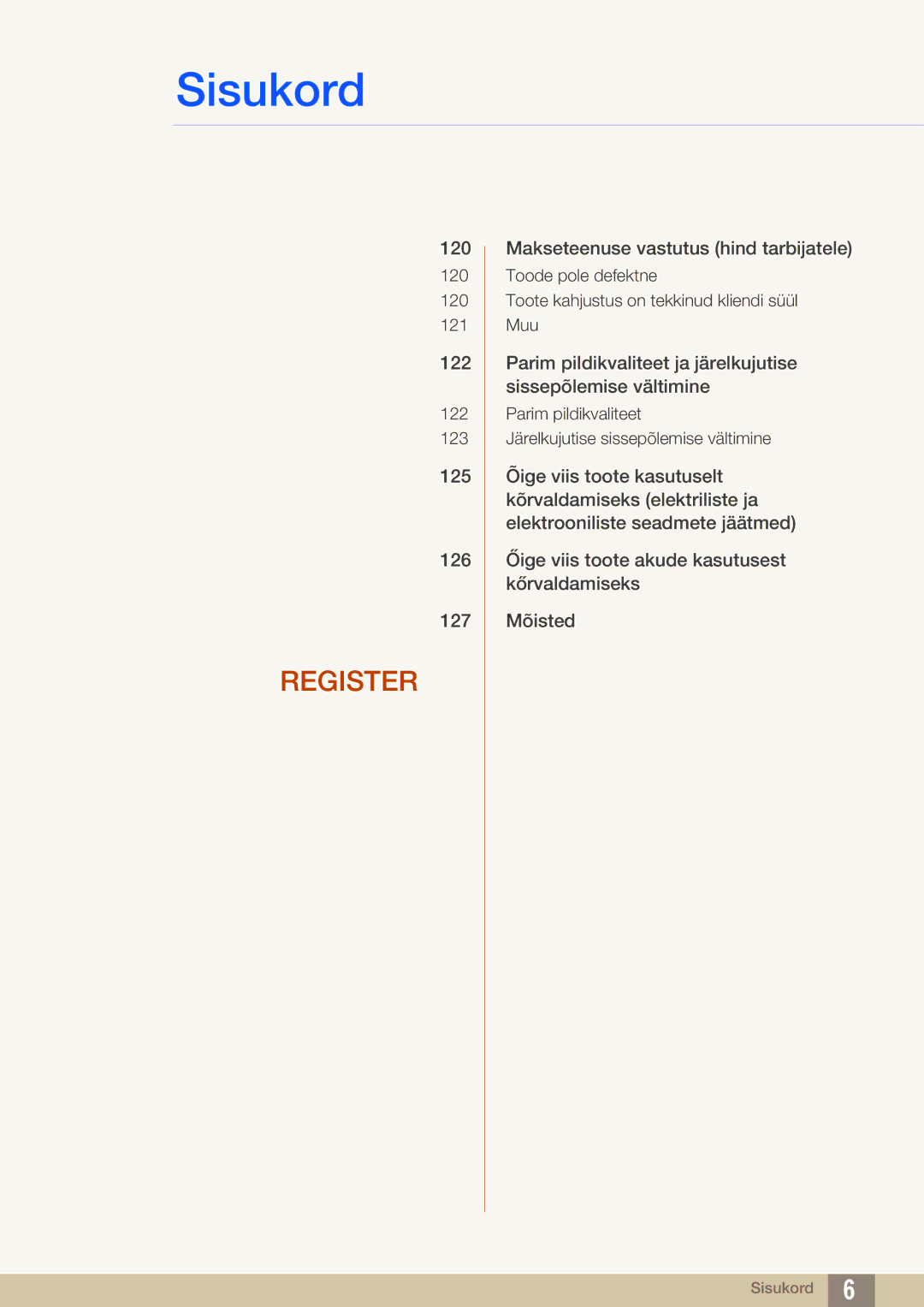 Samsung LH40HDBPLGD/EN manual Register 