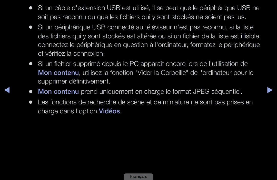 Samsung LH40HEPLGD/EN, LH46HEPLGD/EN manual Français 