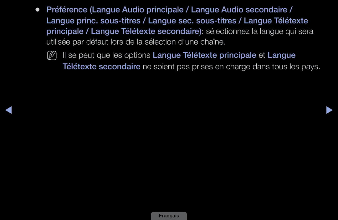 Samsung LH46HEPLGD/EN, LH40HEPLGD/EN manual Français 