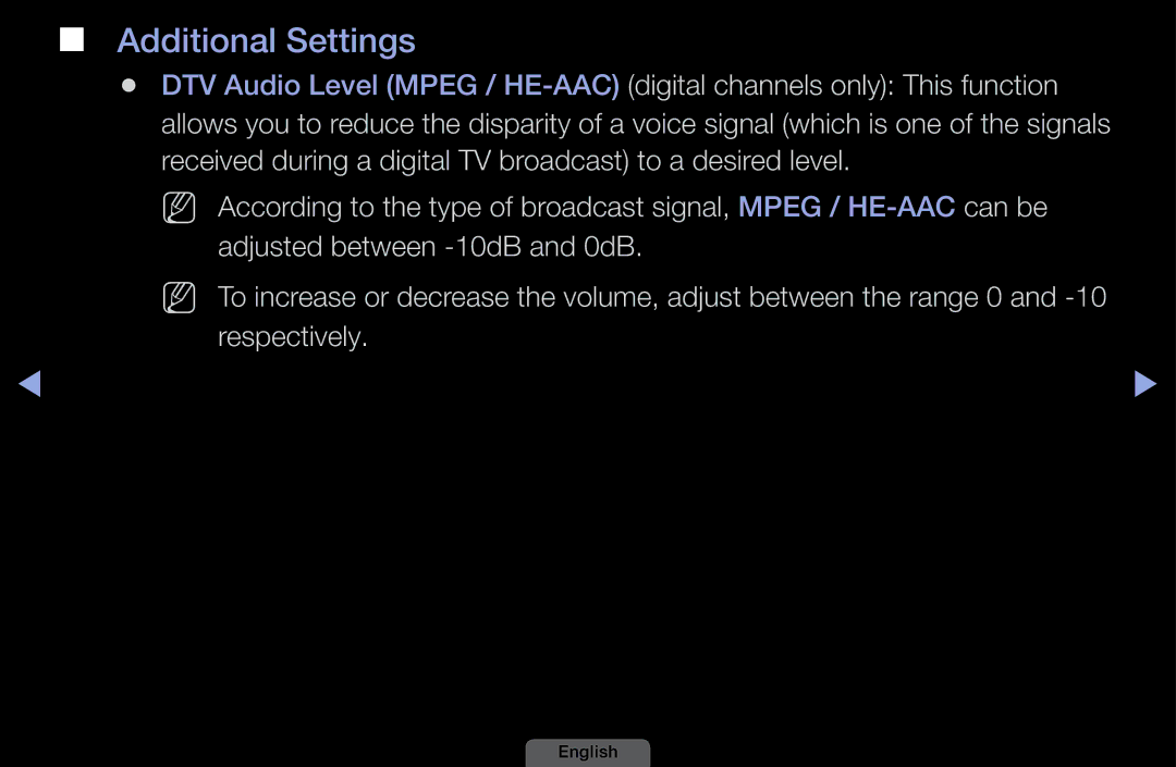 Samsung LH40HEPLGD/EN, LH46HEPLGD/EN manual Additional Settings 