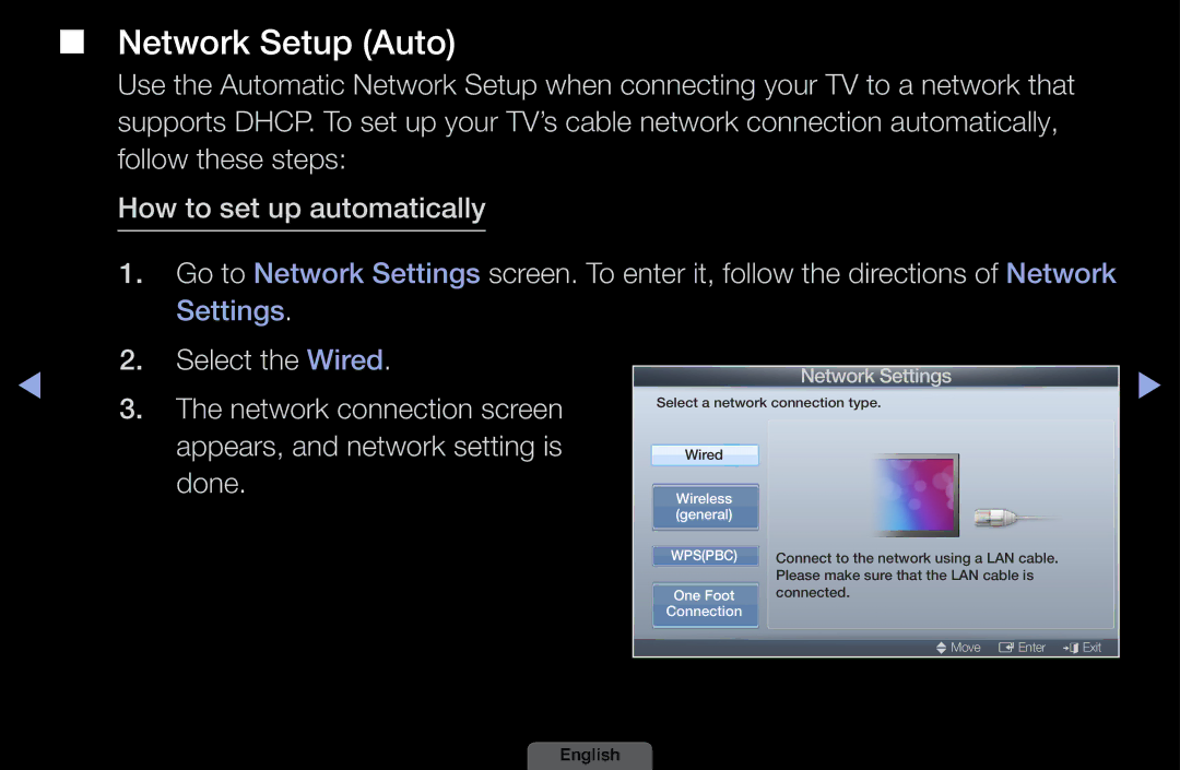Samsung LH40HEPLGD/EN, LH46HEPLGD/EN manual Network Setup Auto, Done 