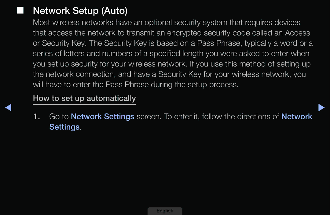 Samsung LH40HEPLGD/EN, LH46HEPLGD/EN manual Network Setup Auto 
