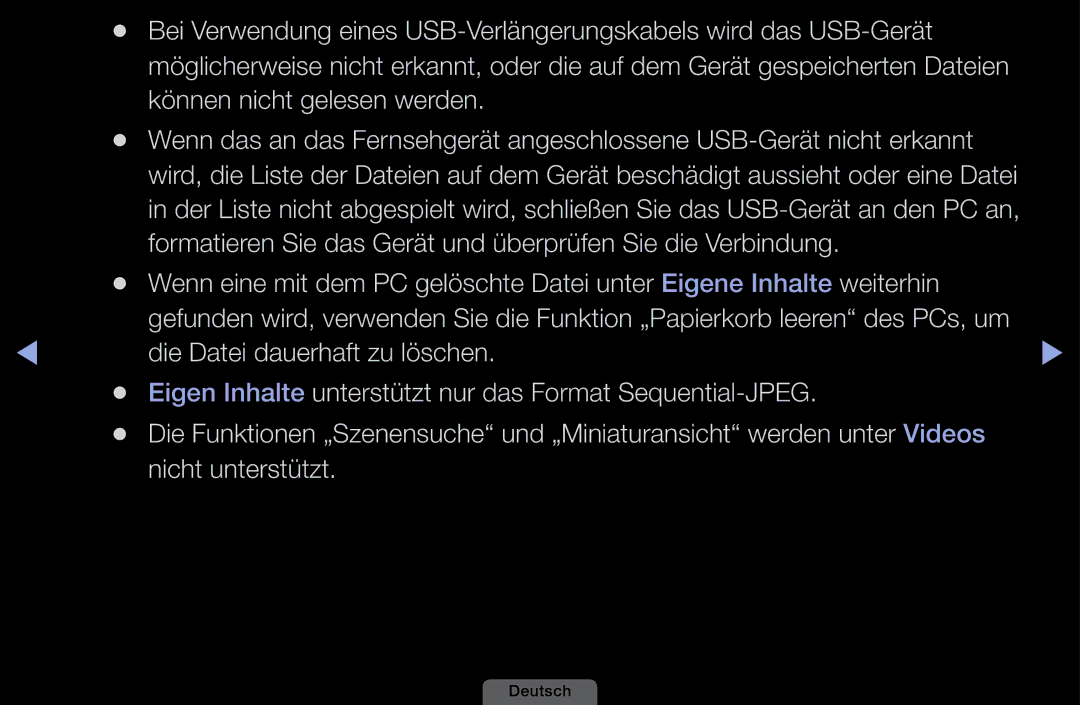 Samsung LH40HEPLGD/EN, LH46HEPLGD/EN manual Die Datei dauerhaft zu löschen 