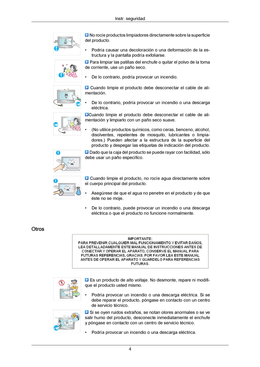 Samsung LH46LBPLBC/EN, LH40LBTLBC/EN, LH40LBPLBC/EN, LH55LBTLBC/EN, LH55LBPLBC/EN, LH46LBTLBC/EN, LH46LBTLBC/ZA manual Otros 