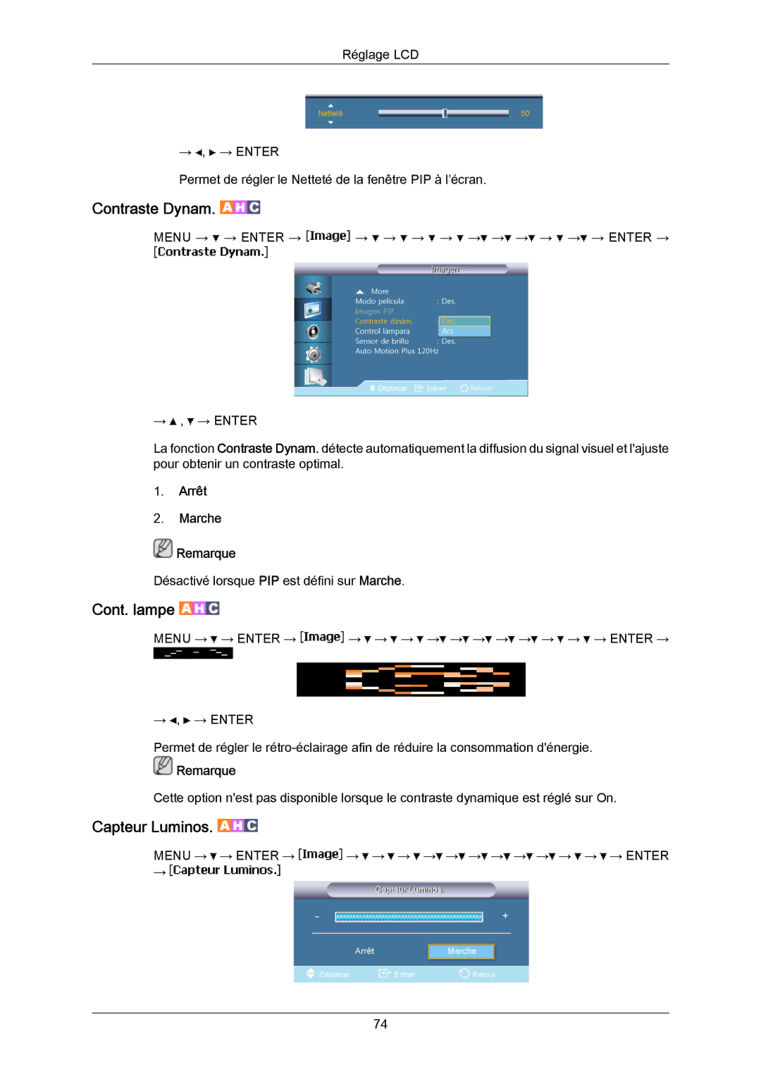 Samsung LH55LBPLBC/EN, LH40LBTLBC/EN, LH40LBPLBC/EN, LH55LBTLBC/EN manual Menu → → Enter → → → → → → → → → → → → → Enter 