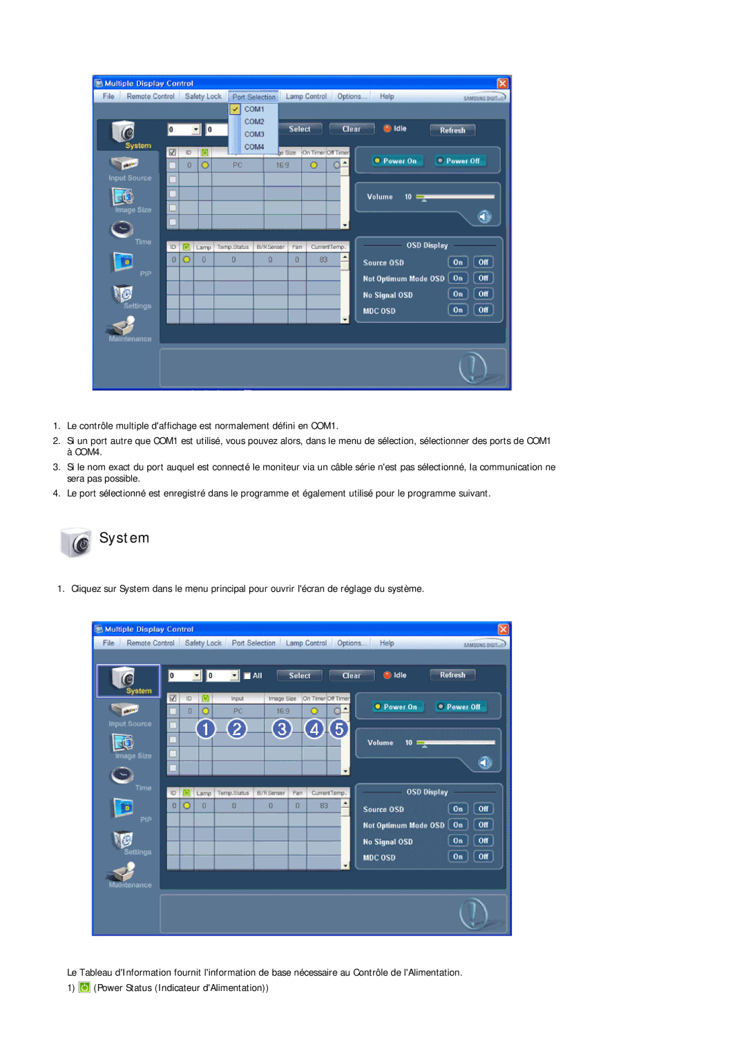 Samsung LH55LBPLBC/EN, LH40LBTLBC/EN, LH40LBPLBC/EN, LH55LBTLBC/EN, LH46LBTLBC/EN, LH46LBPLBC/EN manual System 