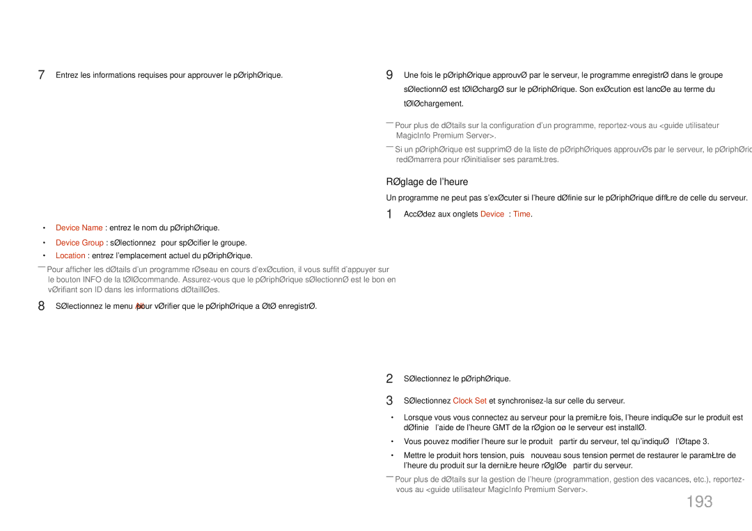 Samsung LH55MDCPLGC/EN, LH40MDCPLGC/EN, LH32MDCPLGC/EN, LH46MDCPLGC/EN manual 193 