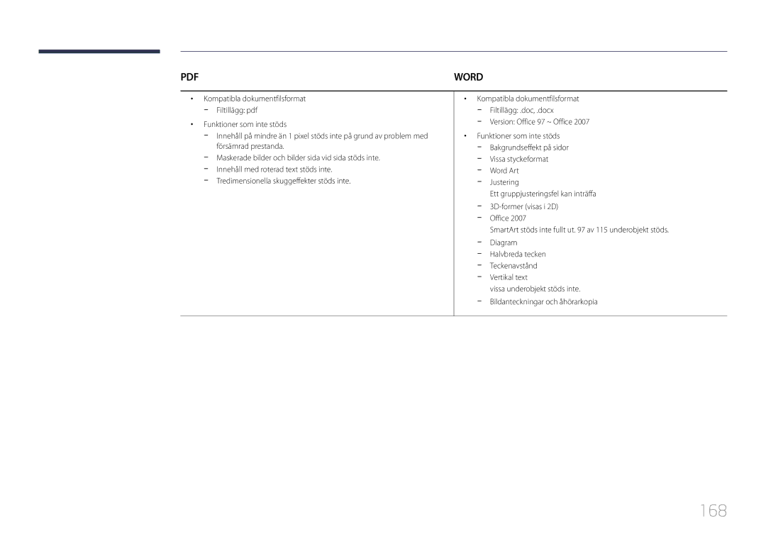 Samsung LH40MDCPLGC/EN, LH55MDCPLGC/EN, LH32MDCPLGC/EN manual 168, Diagram, Halvbreda tecken, Teckenavstånd, Vertikal text 