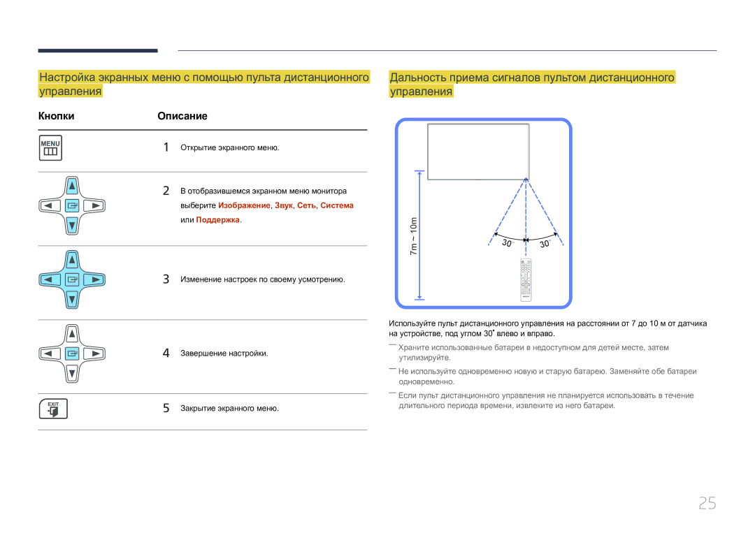 Samsung LH55MDCPLGC/EN, LH40MDCPLGC/EN manual Открытие экранного меню, Отобразившемся экранном меню монитора, Или Поддержка 