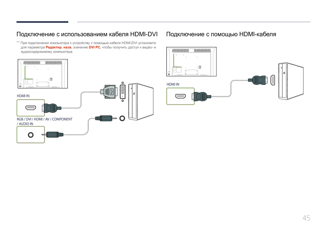 Samsung LH55MDCPLGC/EN, LH40MDCPLGC/EN, LH32MDCPLGC/EN, LH46MDCPLGC/EN manual Hdmi 