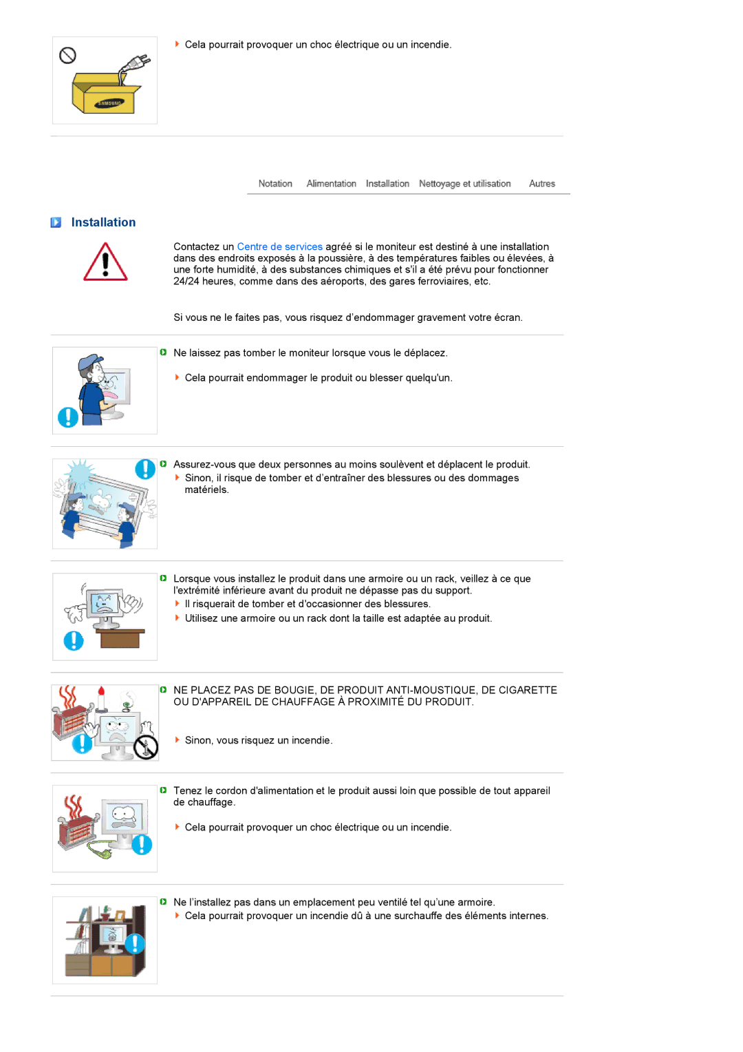 Samsung LH40MGPPBC/EN, LF19TPTLSJ/EN, LH40MGPLBC/EN, LF17TPTLSN/EDC manual Installation 