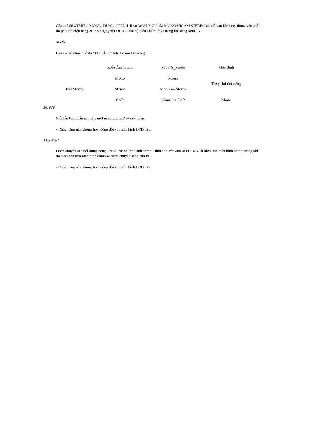 Samsung LH40MGQLBC/XV, LH40MGQLBC/XY, LH46MGULBC/XY, LH46MGQLBC/XY, LH40MGULBC/XY, LH46MGQLBC/XT manual Swap 