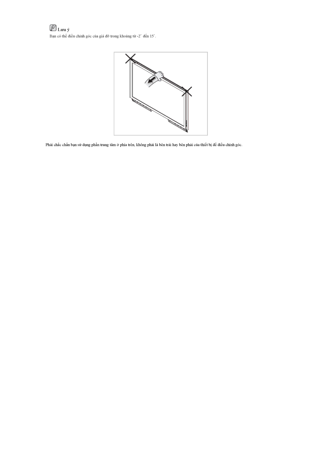 Samsung LH46MGQLBC/XT, LH40MGQLBC/XY, LH46MGULBC/XY, LH46MGQLBC/XY, LH40MGULBC/XY, LH40MGQLBC/XV manual Lưu ý 