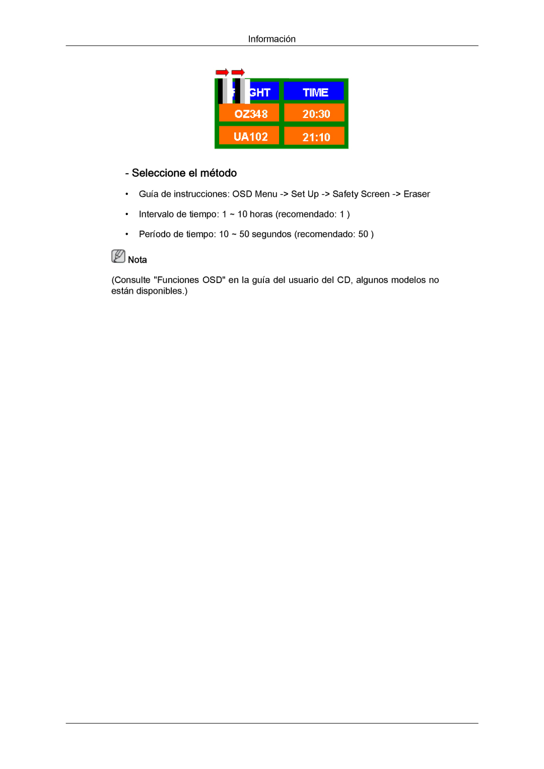 Samsung LH46MGQLBC/EN, LH40MGULBC/EN, LH40MGQLBC/EN, LH46MGULBC/EN, LH40MGULBC/ZB manual Información 