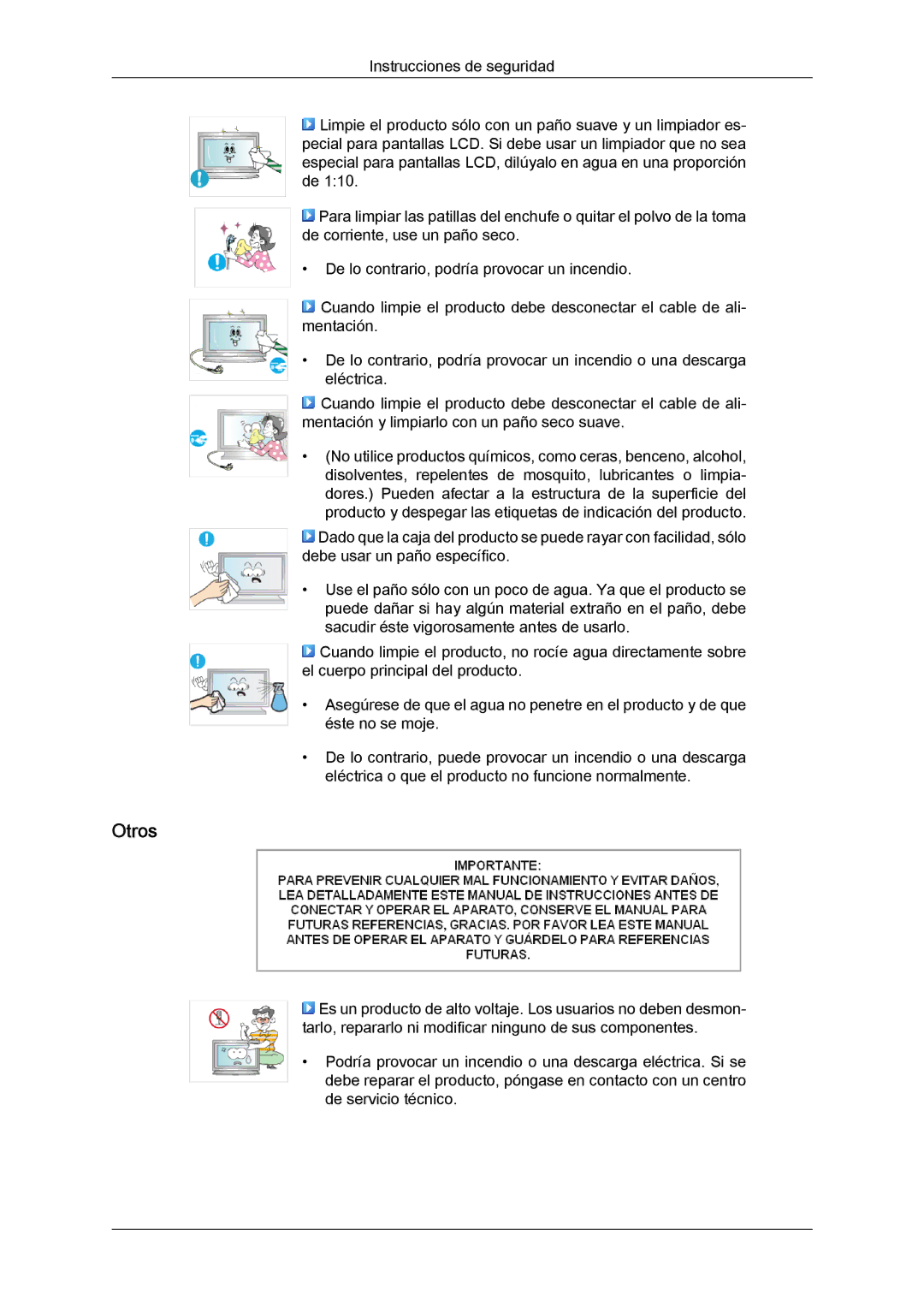 Samsung LH40MGULBC/EN, LH40MGQLBC/EN, LH46MGQLBC/EN, LH46MGULBC/EN, LH40MGULBC/ZB manual Otros 