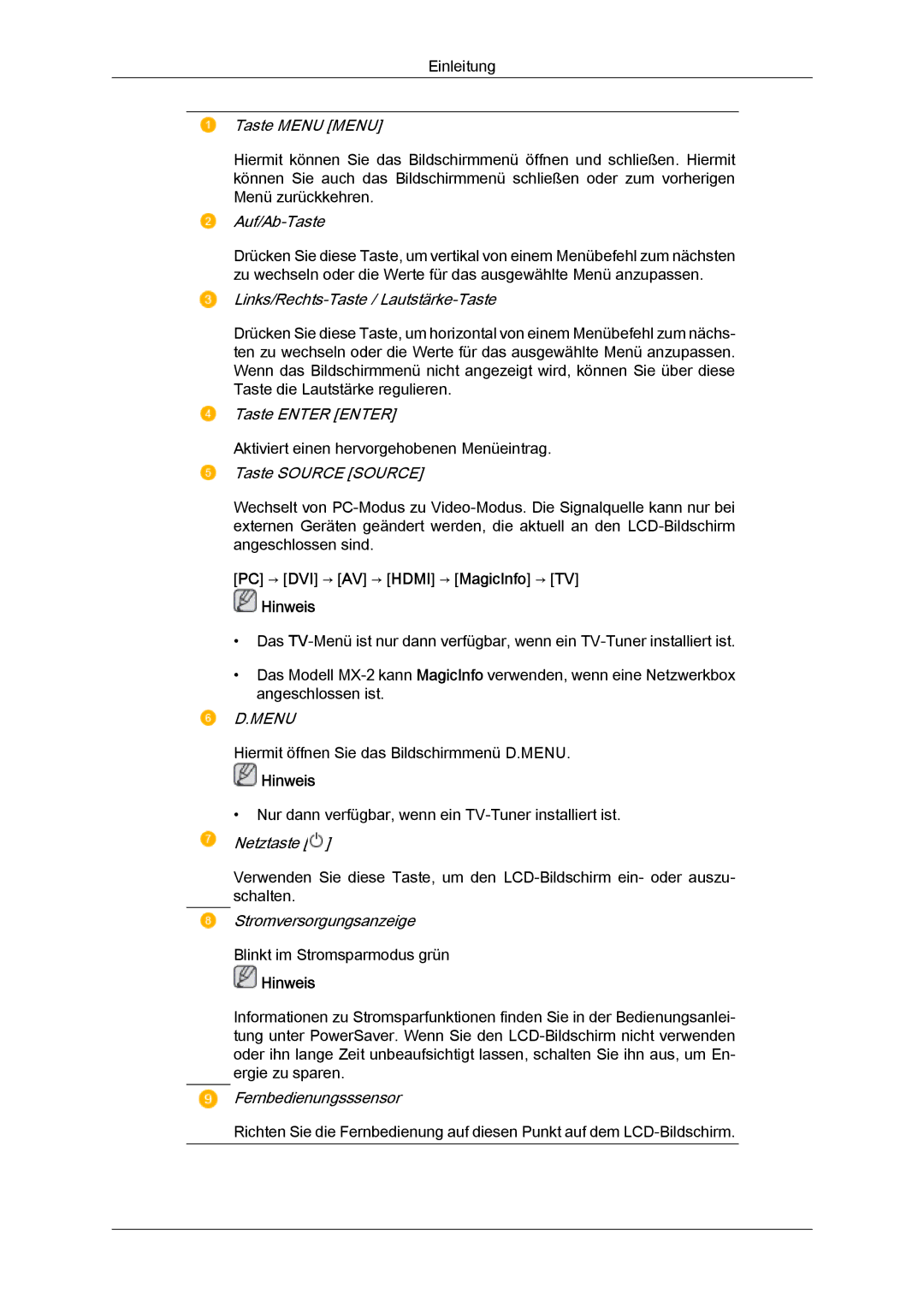 Samsung LH40MGUMBC/EN, LH46MGUMBC/EN, LH40MGULBC/EN, LH40MGQLBC/EN, LH46MGQLBC/EN, LH46MGULBC/EN manual Menu 