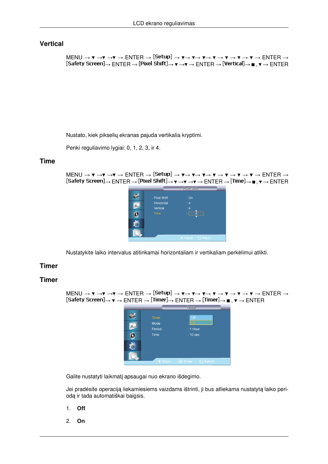 Samsung LH40MRPLBF/EN, LH40MRTLBC/EN, LH46MRTLBC/EN manual Timer 