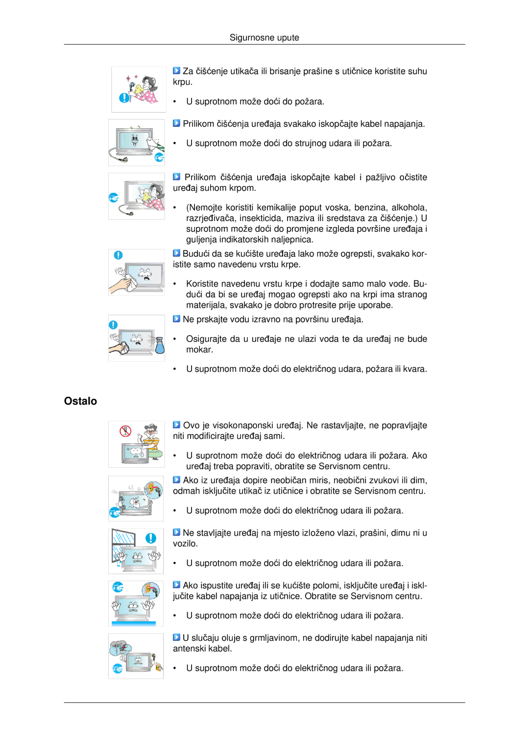 Samsung LH46MSTLBB/EN, LH40MRTLBC/EN, LH46MRTLBC/EN manual Ostalo 