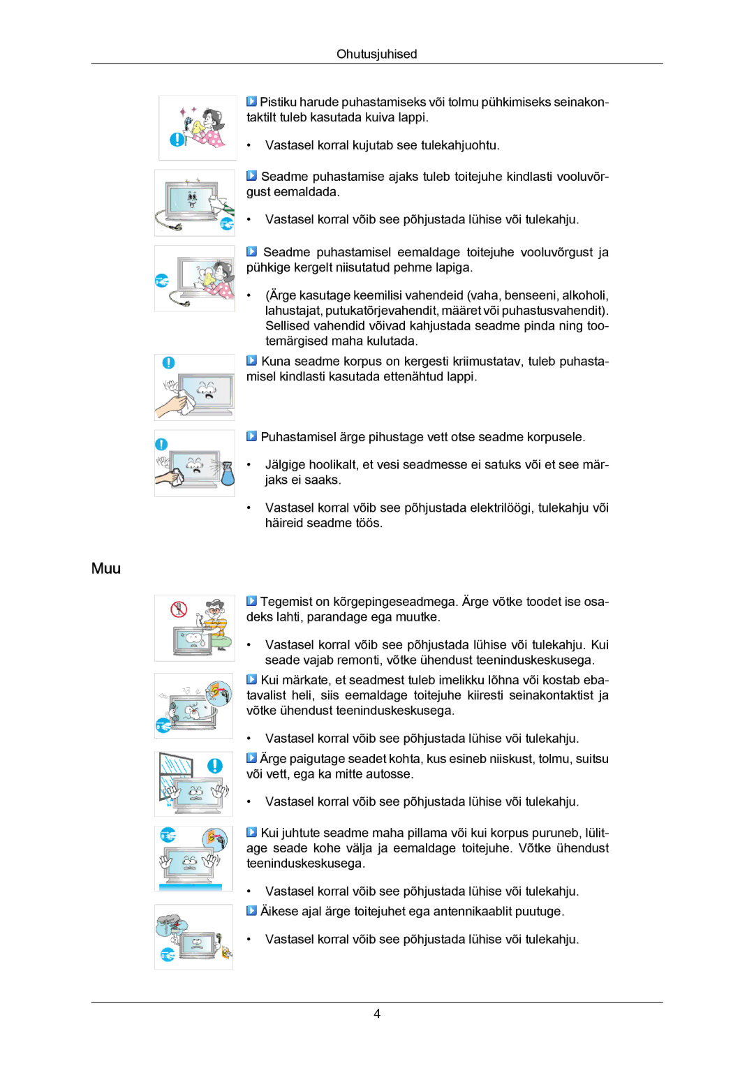 Samsung LH40MRTLBC/EN manual Muu 