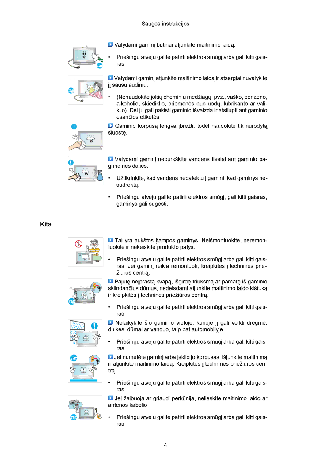 Samsung LH40MRTLBC/EN manual Kita 