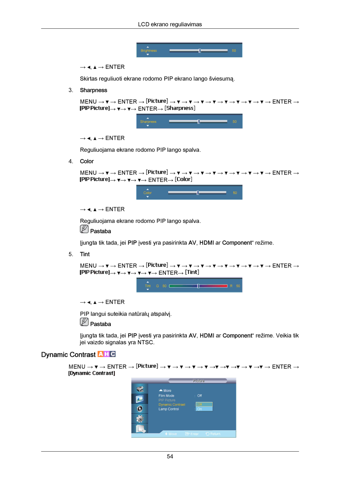 Samsung LH40MRTLBC/EN manual Menu → → Enter → → → → → → → → → → → Enter → 