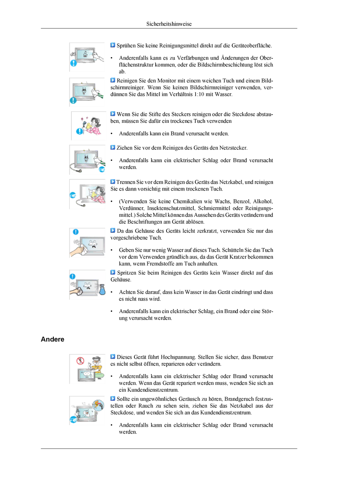 Samsung LH40MSTLBB/EN, LH40MSTABB/EN, LH46MSTABB/EN, LH46MSTLBM/EN, LH40MSTLBM/EN, LH46MSTLBB/EN, LH40MSPLBM/EN manual Andere 