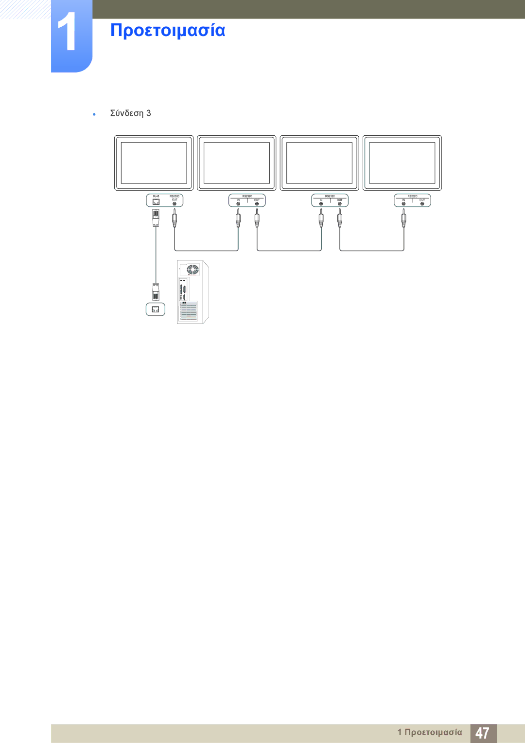 Samsung LH46DECPLBC/EN, LH40PECPLBC/EN manual RS232C 