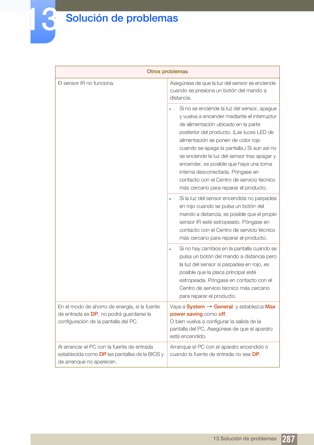 Samsung LH46PECPLBC/EN, LH40PECPLBC/EN, LH55PECPLBC/EN, LH46DECPLBC/EN, LH40DECPLBC/EN manual Power saving como off 