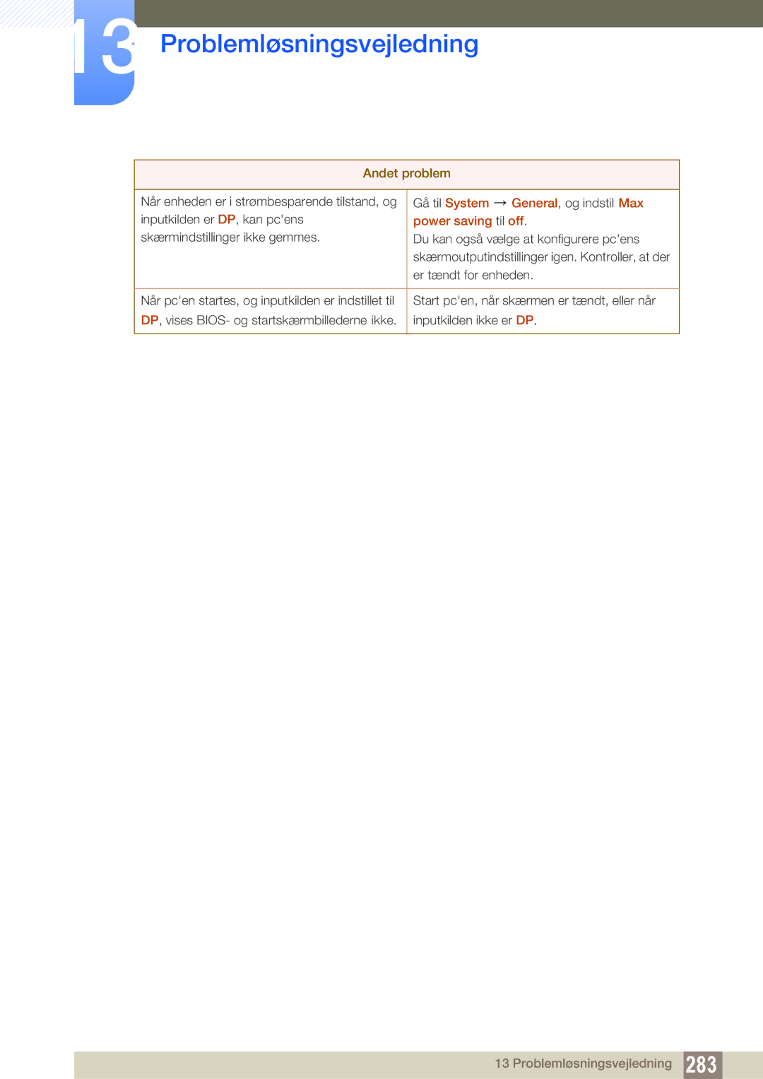 Samsung LH46DECPLBC/EN, LH40PECPLBC/EN, LH55PECPLBC/EN, LH46PECPLBC/EN, LH40DECPLBC/EN manual Power saving til off 