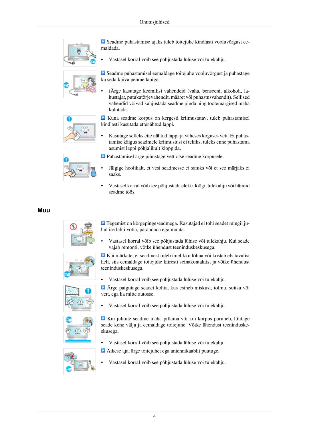 Samsung LH40TCUMBG/EN manual Muu 