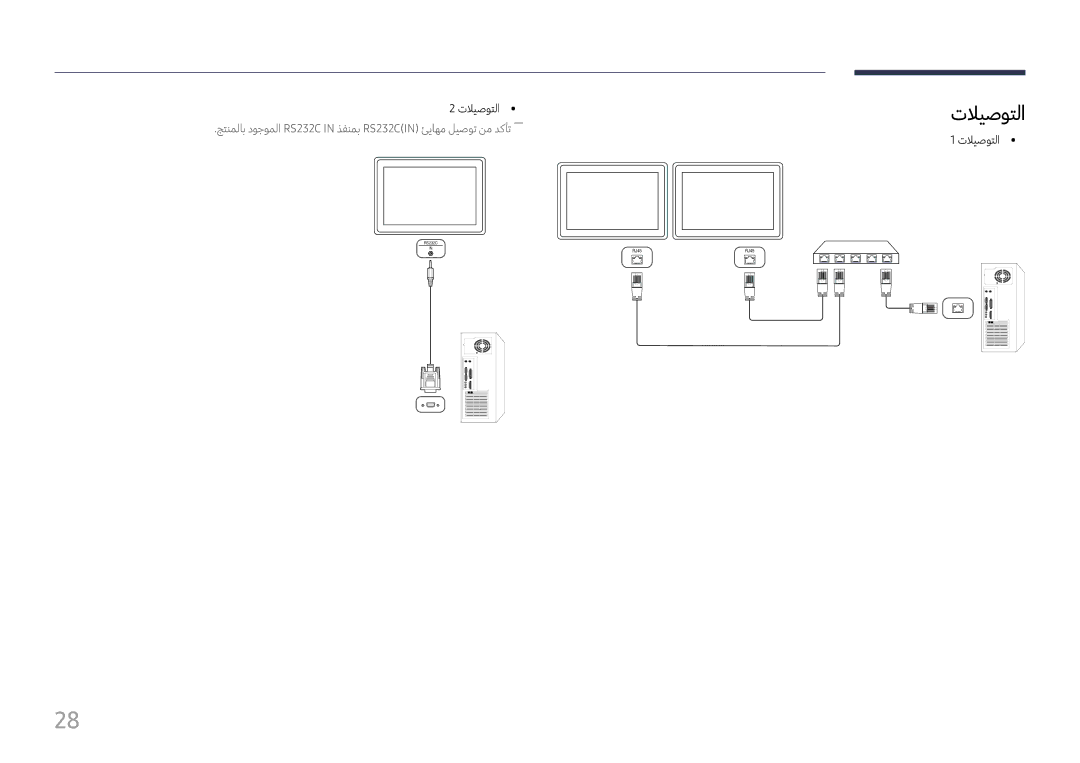 Samsung LH49DCHPLGC/EN, LH43DCJPLGC/EN, LH49DCHPLGC/NG manual تلايصوتلا 