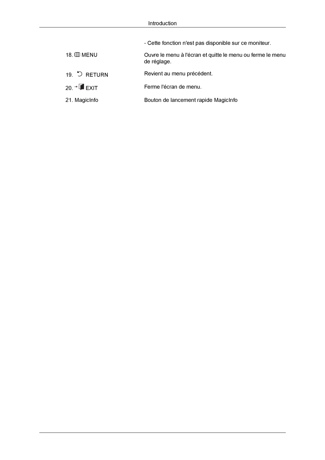 Samsung LH46BVPLBF/EN, LH40BVTLBC/EN, LH40BVPLBF/EN, LH46BVTLBC/EN manual Introduction Menu 