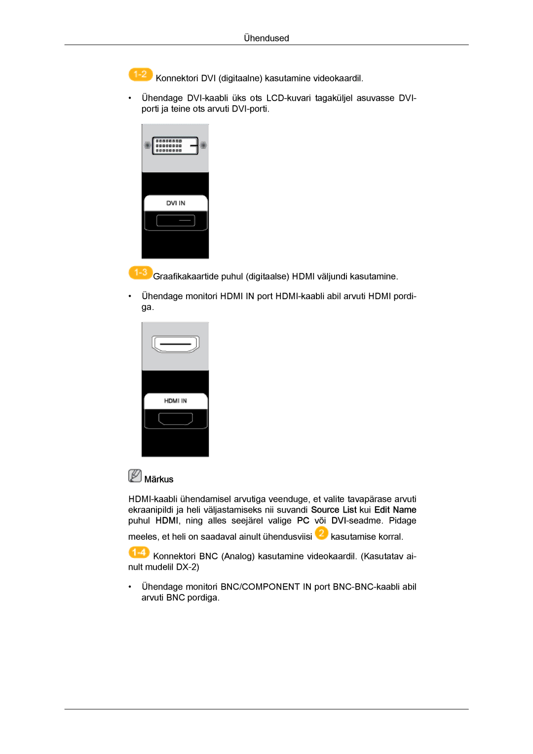 Samsung LH40BVTLBC/EN, LH46BVPLBF/EN manual Märkus 