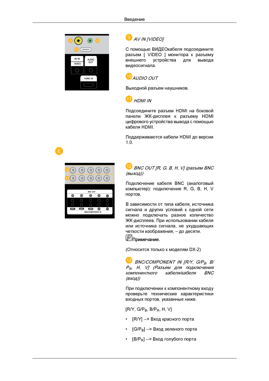 Samsung LH40BVTLBC/EN, LH46BVPLBF/EN manual Audio OUT 