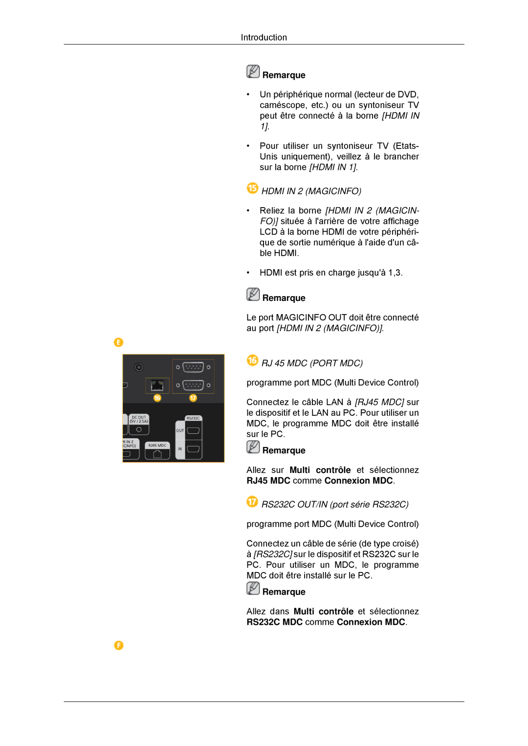 Samsung LH46CKTLBB/EN, LH46CBTLBB/EN, LH46CBQLBB/EN, LH46CBULBB/EN, LH46CKPLBB/EN, LH46CBPLBB/EN manual Hdmi in 2 Magicinfo 