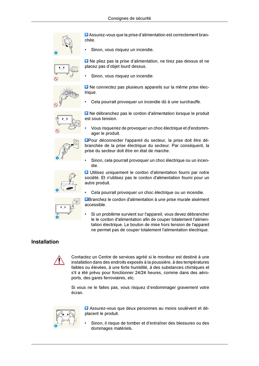 Samsung LH46CKPLBB/EN, LH46CBTLBB/EN, LH46CBQLBB/EN, LH46CBULBB/EN, LH46CBPLBB/EN, LH46CKULBB/EN, LH46CKTLBB/EN Installation 