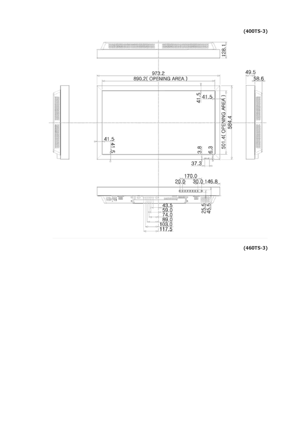 Samsung LH40CRPMBC/EN, LH46CRPMBC/EN, LH40CRPMBD/EN, LH46CRPMBC/XY, LH46CRPMBD/HD, LH46CRPMBD/XY, LH40CRPMBD/NG 400TS-3 460TS-3 