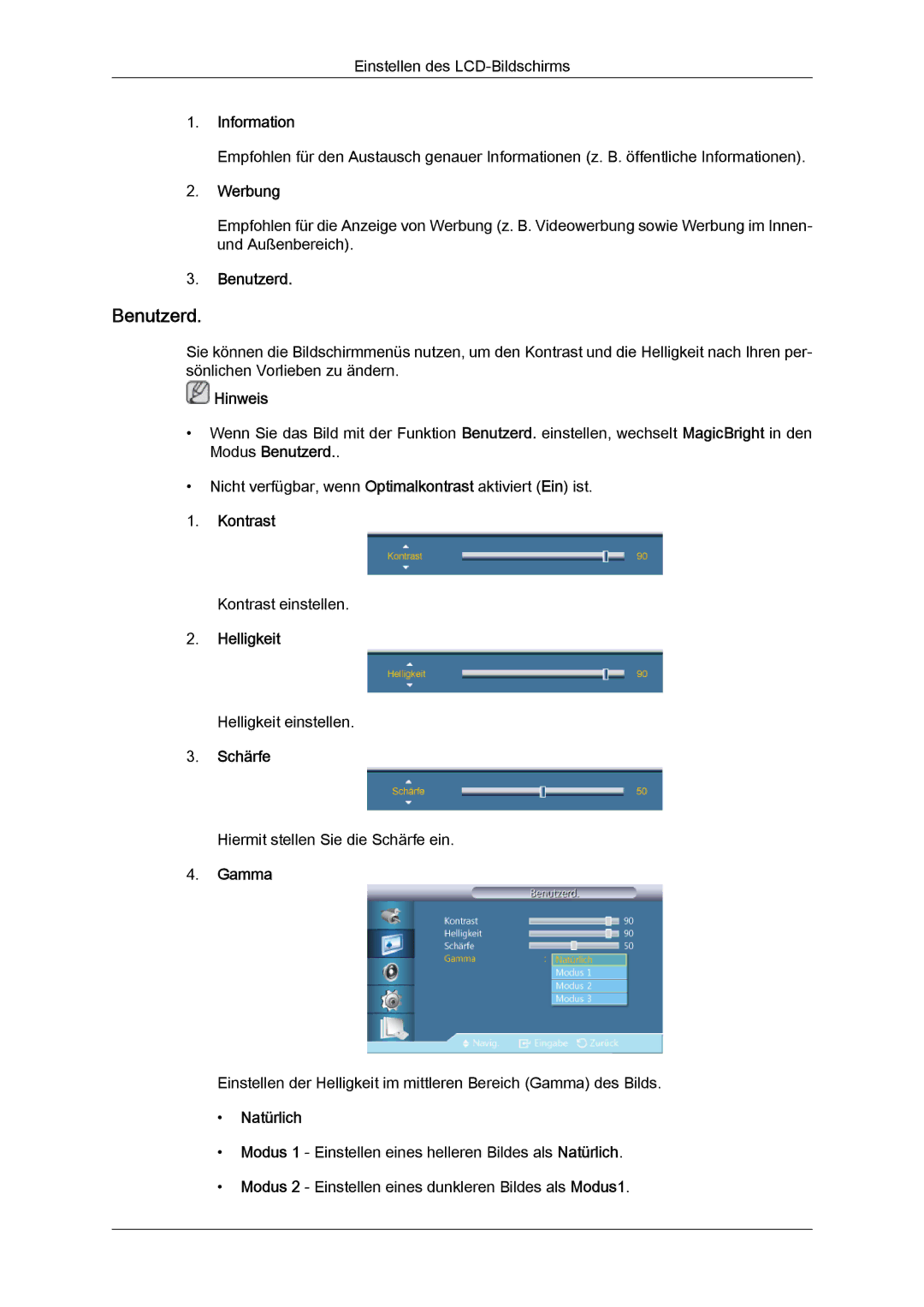 Samsung LH46CRPMBC/EN, LH46CRPMBD/EN, LH40CRPMBD/EN, LH40CRPMBC/EN manual Benutzerd 