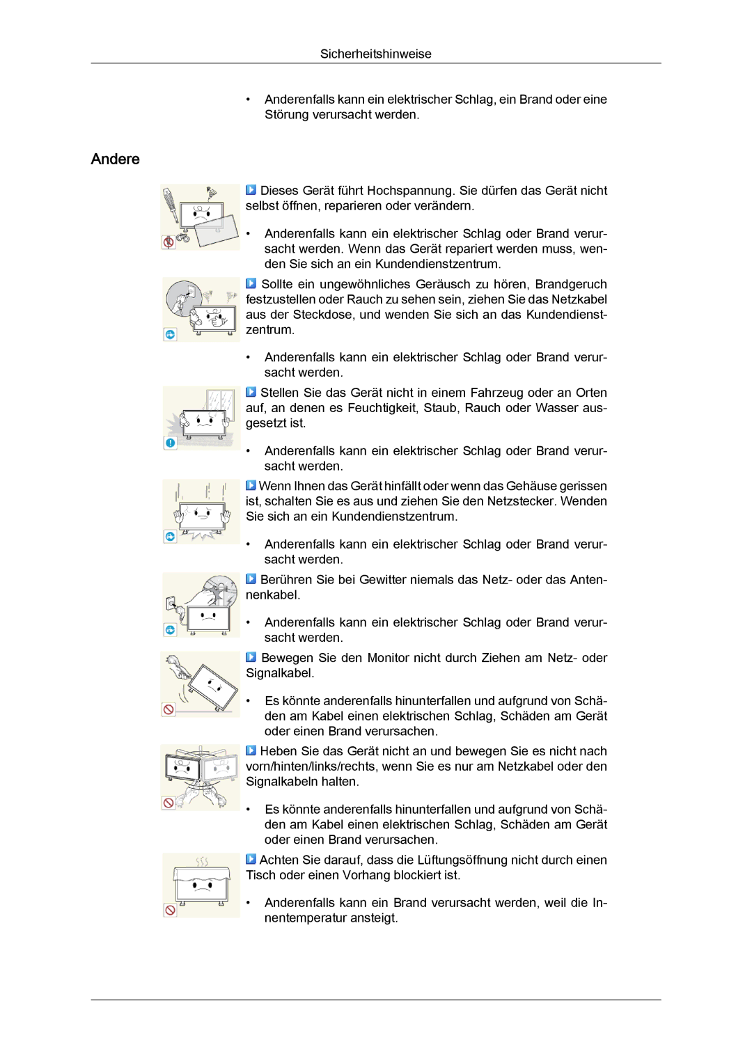 Samsung LH40CRPMBD/EN, LH46CRPMBD/EN, LH46CRPMBC/EN, LH40CRPMBC/EN manual Andere 