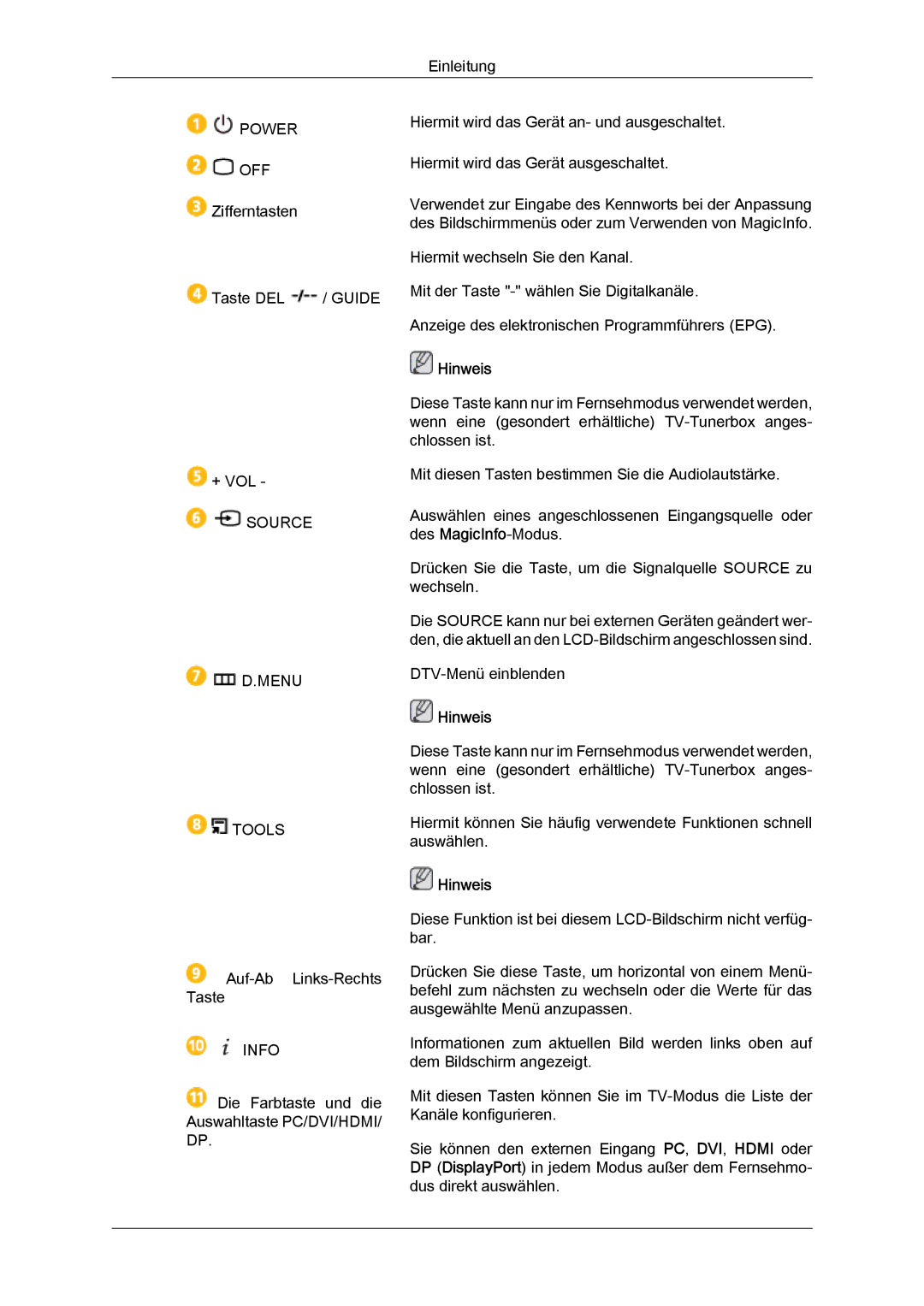 Samsung LH46CRPMBD/EN, LH46CRPMBC/EN, LH40CRPMBD/EN, LH40CRPMBC/EN manual Menu Tools 