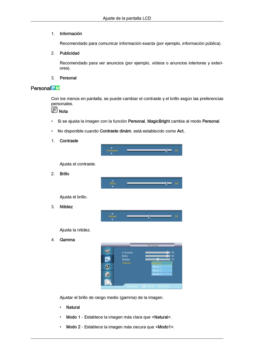 Samsung LH40CRPMBC/EN, LH46CRPMBD/EN, LH46CRPMBC/EN, LH40CRPMBD/EN manual Personal 