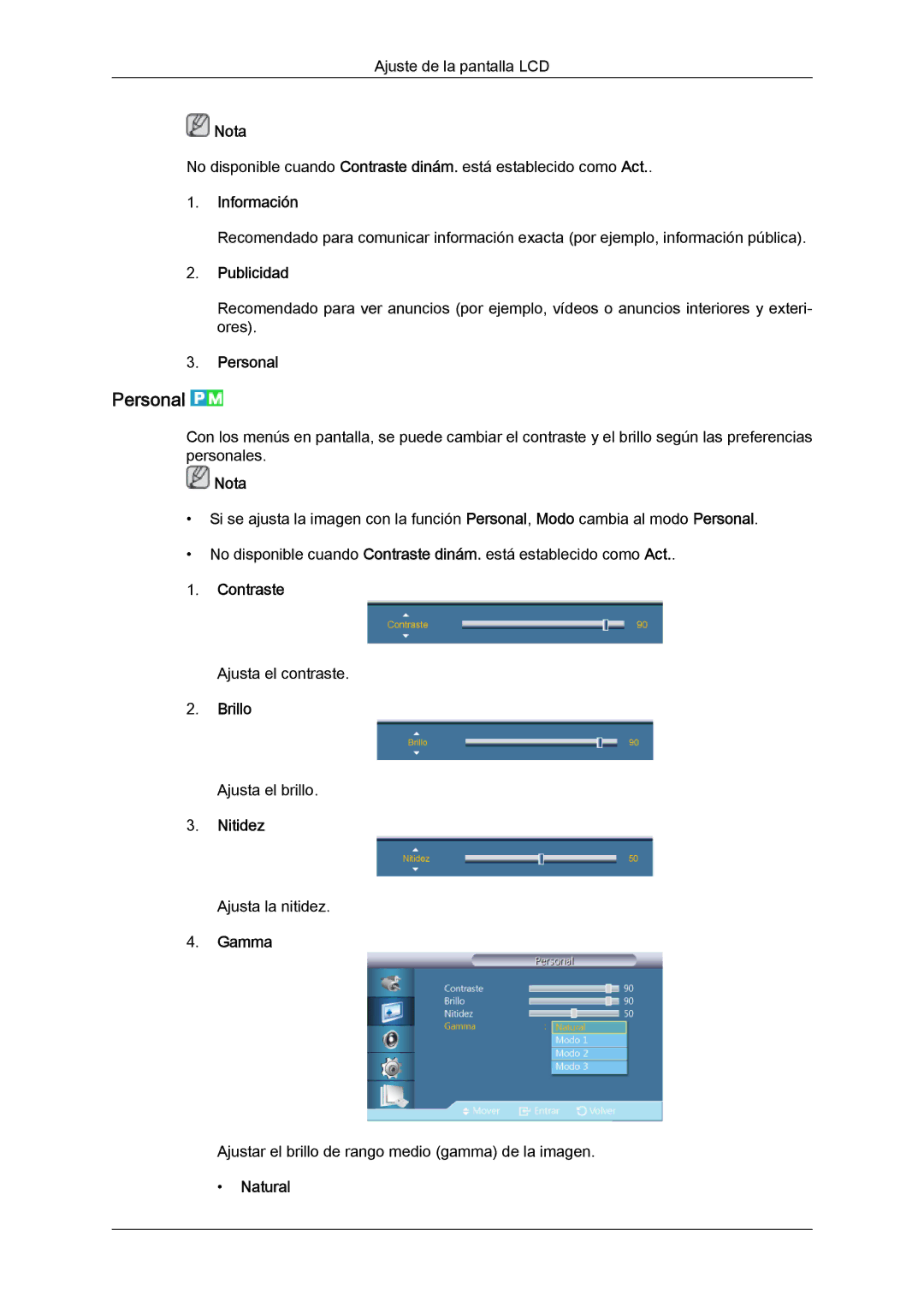 Samsung LH46CSPLBC/ZA, LH46CSPLBC/EN, LH40CSPLBC/EN, LH40CSPLBC/ZA, LH40CSPMBC/EN manual Personal 